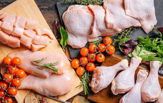 Шашлык из курицы микс
